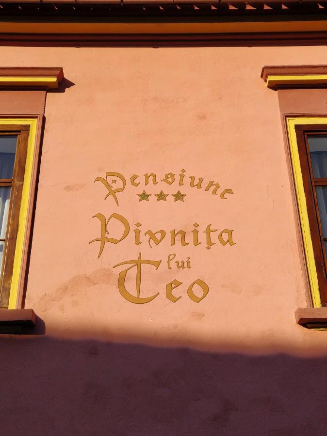 La Teo Pensiune Si Pivnita Sighisoara Exterior photo